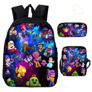 Brawl stars Backpacks 3ps Set For Students School