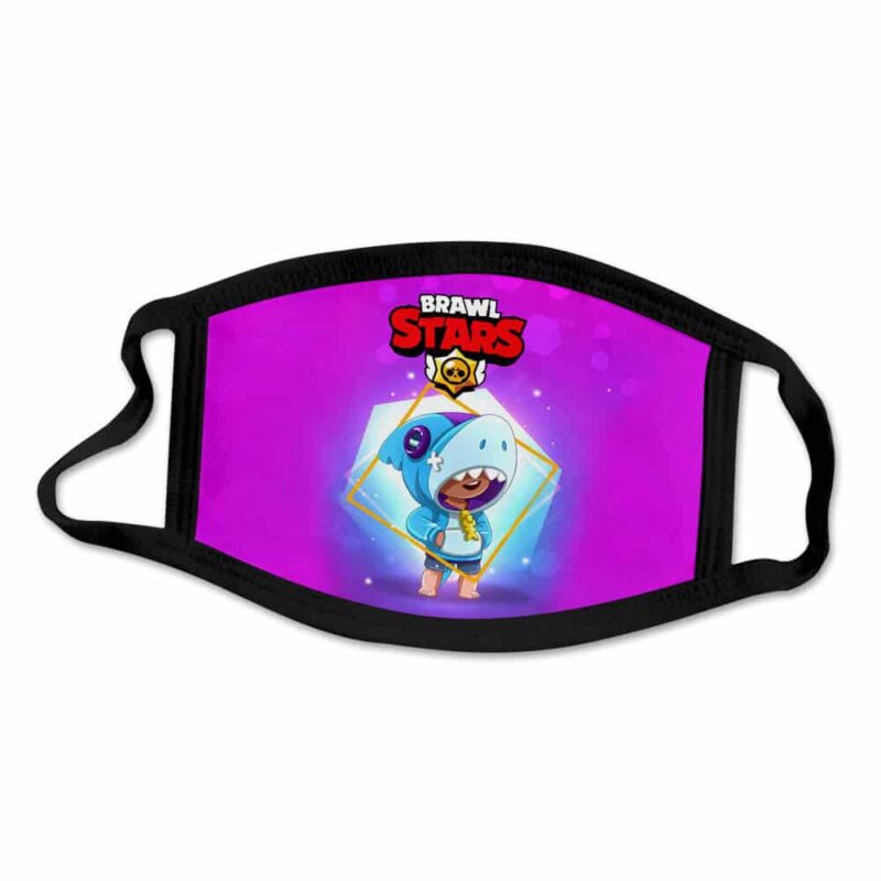 Leon Brawl Stars Printed Mask: SHARK LEON
