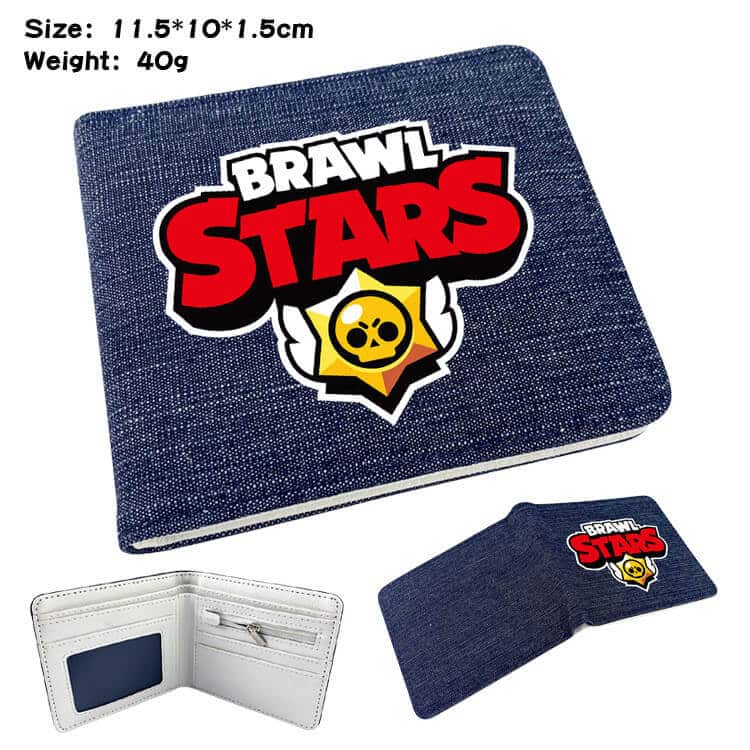 Brawl Stars LOGO Denim Men's Wallet