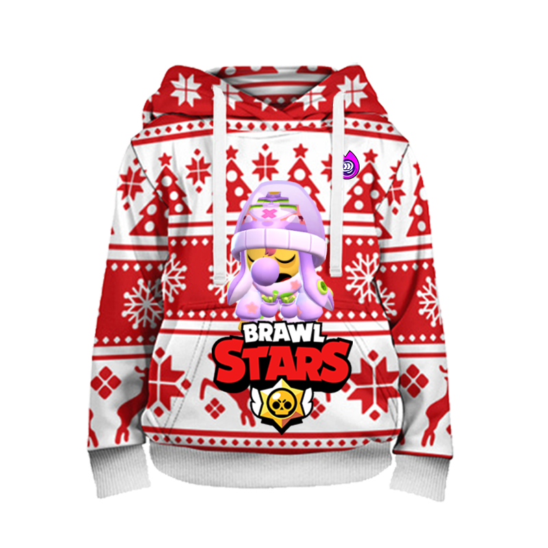 Christmas Brawl Stars Glowing Jellyfish Sandy Unisex Hoodie
