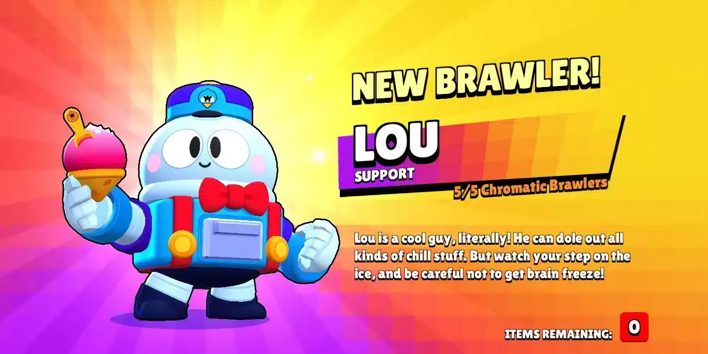 getting lou Brawl Stars
