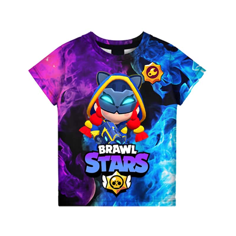 Cat Burglar Jessie Brawl Stars T-Shirt Tees Energize