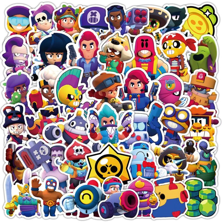 NEW Limited Edition 50pcs Brawl Stars Stickers | Brawl Stars