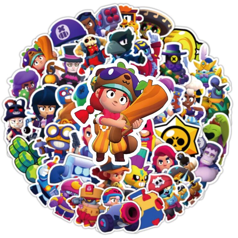 NEW Limited Edition 50pcs Brawl Stars Stickers | Brawl Stars