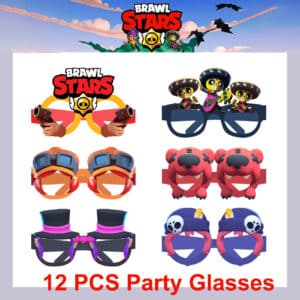 Brawl Stars Birthday Party Paper Glasses